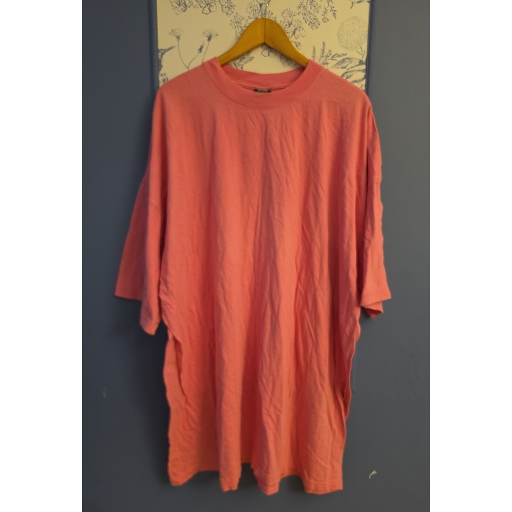Vintage Y2K Hot Pink adult plus size 6X tshirt